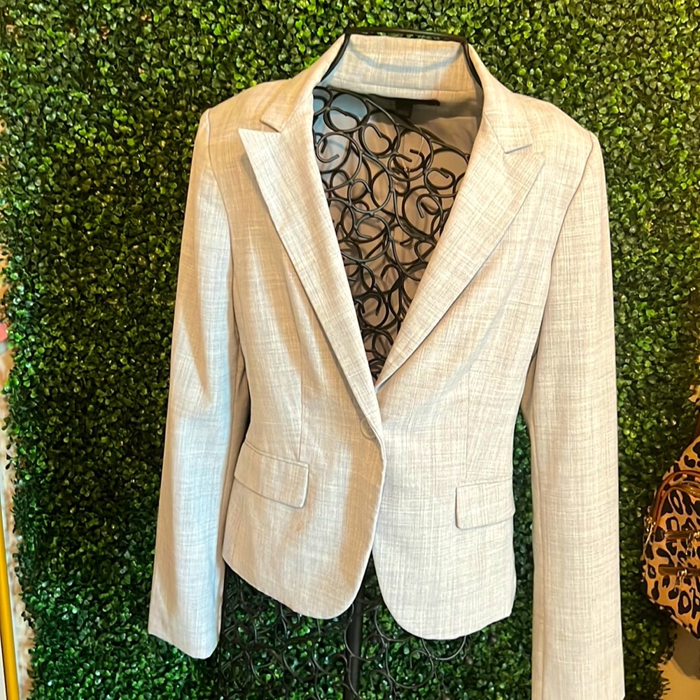 Grey suit jacket, Express